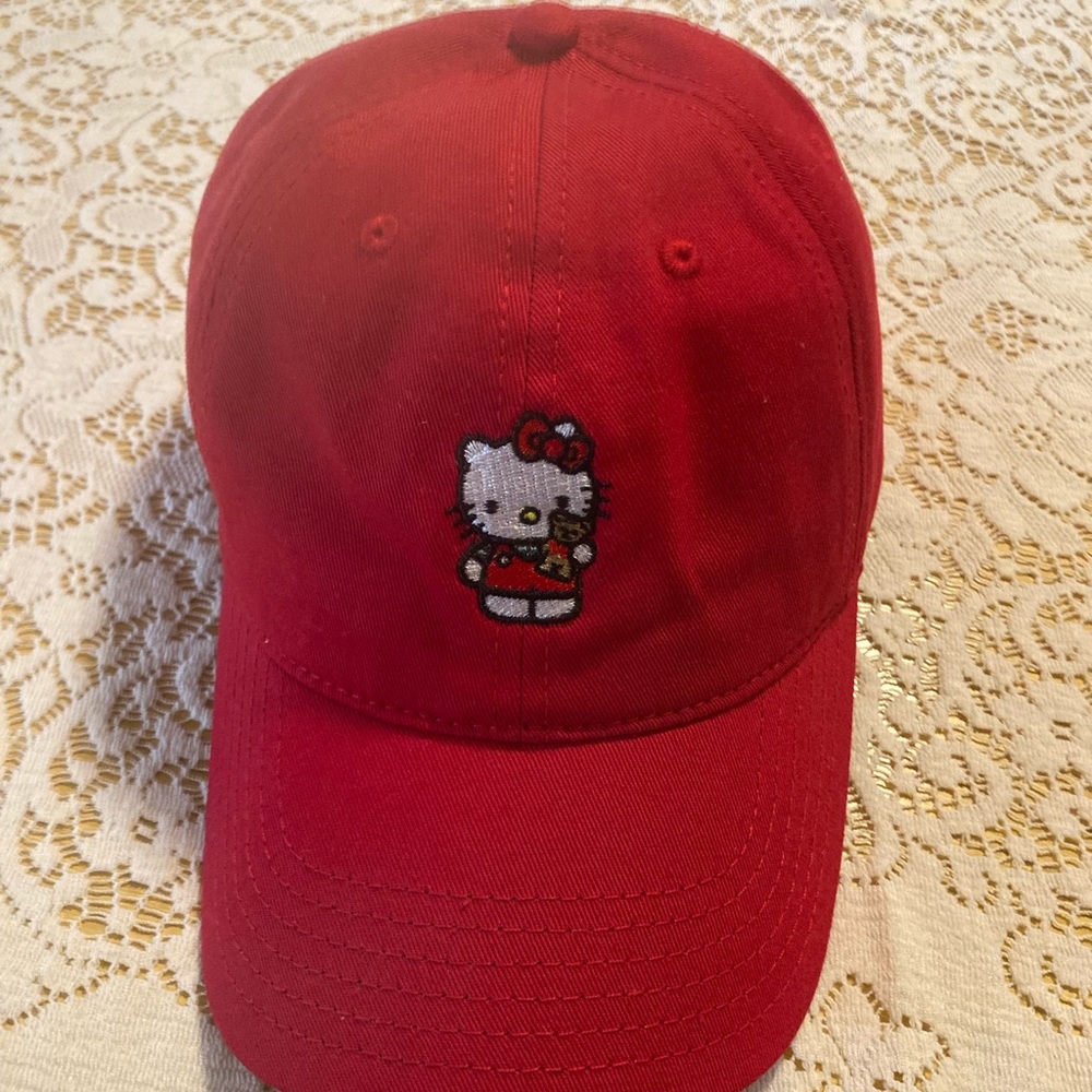Hello kitty embroidered baseball cap hat